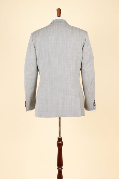 SWEDISH 1950S SILVER GREY TWO PIECE SUIT BY J.A. PETERS. SIZE CA EU 46