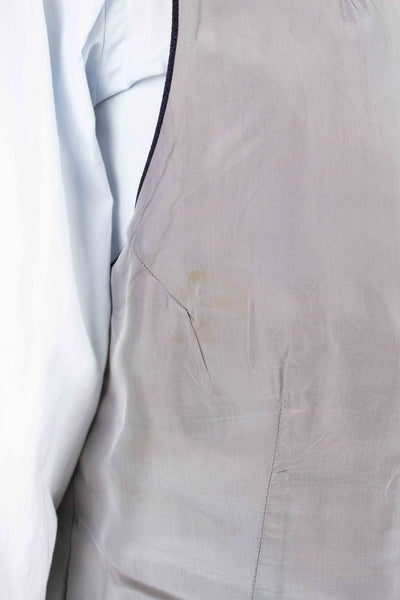 SWEDISH 1946 DARK BLUE THREE PIECE BESPOKE SUIT BY SÖDERSTRÖM & SON. SIZE CA EU 50-52