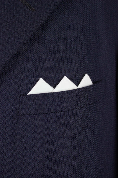 SWEDISH 1946 DARK BLUE THREE PIECE BESPOKE SUIT BY SÖDERSTRÖM & SON. SIZE CA EU 50-52