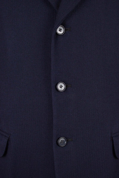 SWEDISH 1946 DARK BLUE THREE PIECE BESPOKE SUIT BY SÖDERSTRÖM & SON. SIZE CA EU 50-52