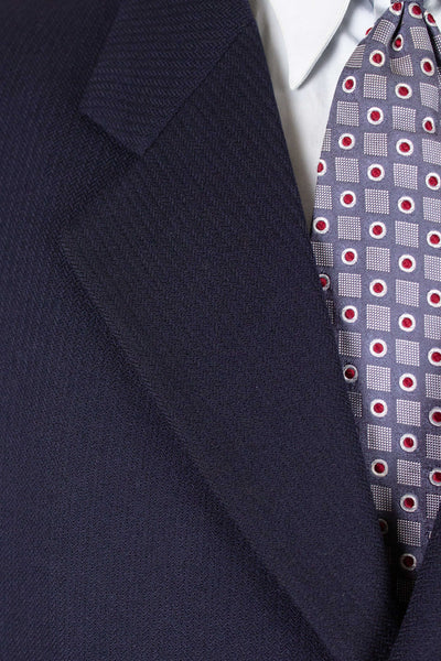 SWEDISH 1946 DARK BLUE THREE PIECE BESPOKE SUIT BY SÖDERSTRÖM & SON. SIZE CA EU 50-52