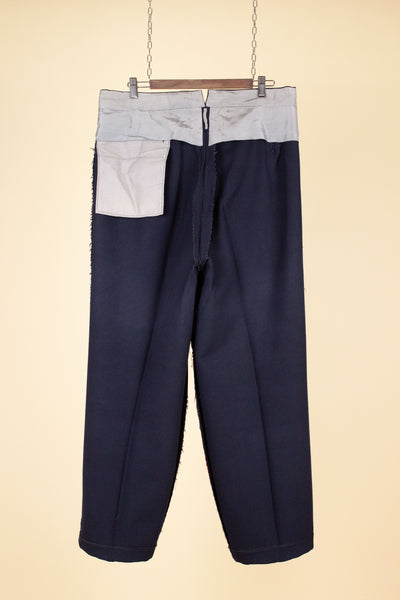 SWEDISH 1946 DARK BLUE THREE PIECE BESPOKE SUIT BY SÖDERSTRÖM & SON. SIZE CA EU 50-52