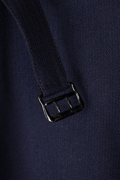 SWEDISH 1946 DARK BLUE THREE PIECE BESPOKE SUIT BY SÖDERSTRÖM & SON. SIZE CA EU 50-52