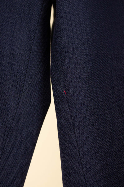 SWEDISH 1946 DARK BLUE THREE PIECE BESPOKE SUIT BY SÖDERSTRÖM & SON. SIZE CA EU 50-52