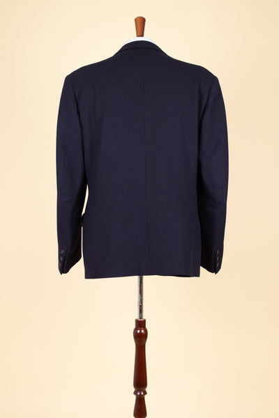 SWEDISH 1946 DARK BLUE THREE PIECE BESPOKE SUIT BY SÖDERSTRÖM & SON. SIZE CA EU 50-52