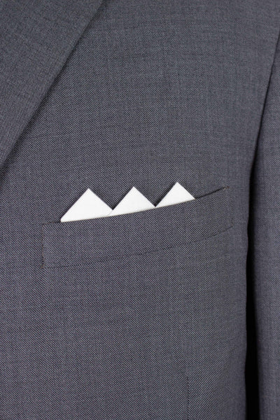 ITALIAN 1950S GREY TWO PIECE SINGLE BREASTED SUIT BY SIMON ACKERMAN. SIZE CA EU 50