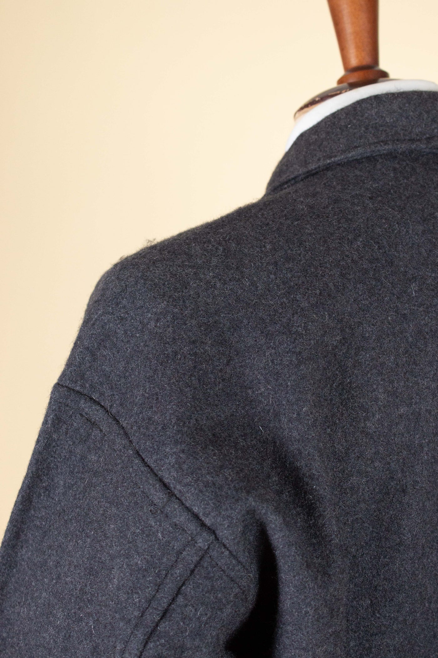 SWEDISH 1950S DARK GREY TWO-PIECE WADMAL DEADSTOCK WORKWEAR SET. SIZE CA EU 48