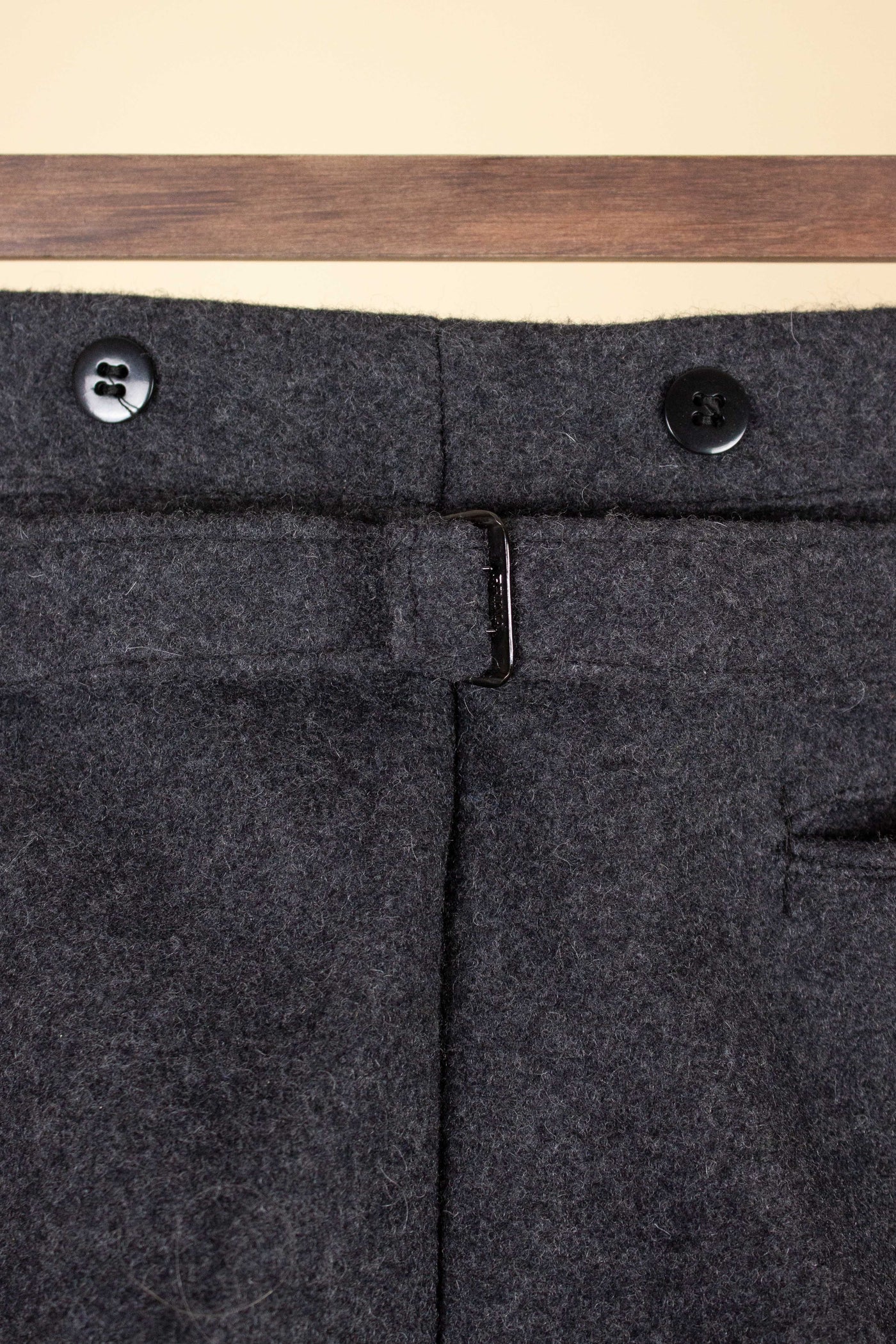 SWEDISH 1950S DARK GREY TWO-PIECE WADMAL DEADSTOCK WORKWEAR SET. SIZE CA EU 48