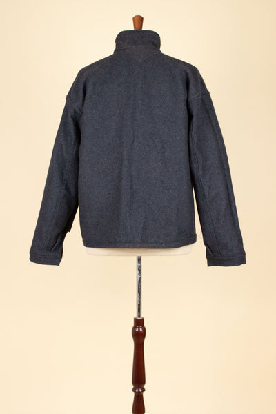 SWEDISH 1950S DARK GREY TWO-PIECE WADMAL DEADSTOCK WORKWEAR SET. SIZE CA EU 48