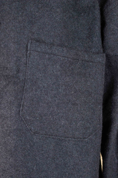 SWEDISH 1950S DARK GREY TWO-PIECE WADMAL DEADSTOCK WORKWEAR SET. SIZE CA EU 48