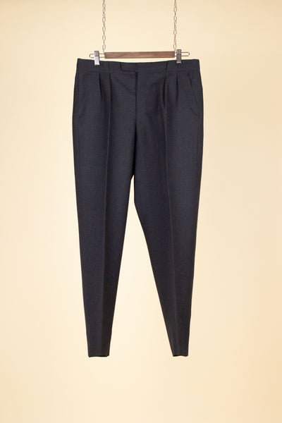 SWEDISH 1950S GREY TWO PIECE SINGLE BREASTED BESPOKE SUIT. SIZE CA EU 48