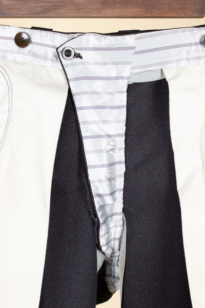 SWEDISH 1950S GREY TWO PIECE SINGLE BREASTED BESPOKE SUIT. SIZE CA EU 48