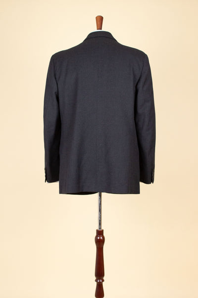 SWEDISH 1950S GREY TWO PIECE SINGLE BREASTED BESPOKE SUIT. SIZE CA EU 48