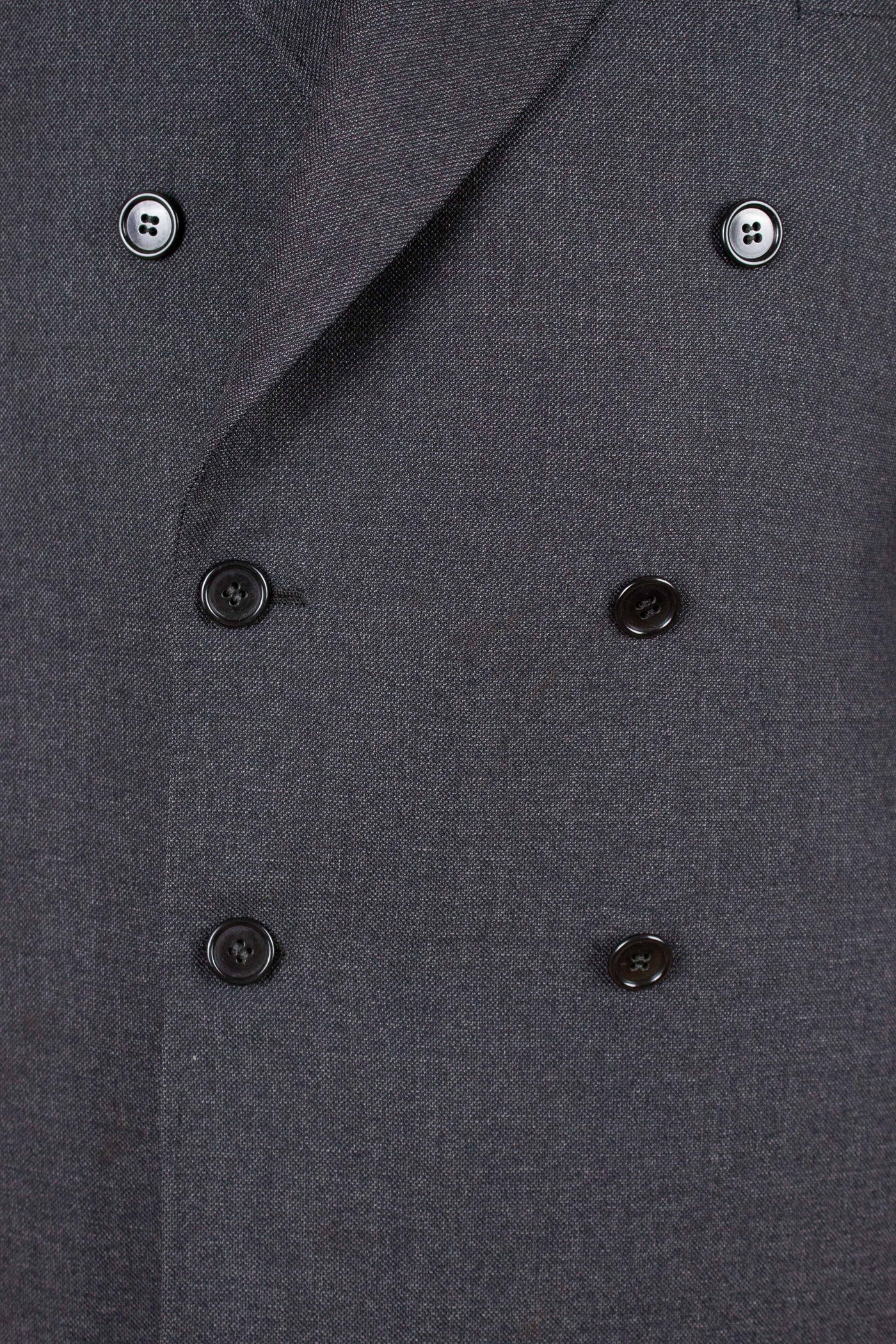 SWEDISH 1949 GREY TWO PIECE DOUBLE BREASTED BESPOKE SUIT BY HENRY TÖRNSTEN & CO. SIZE CA EU 50