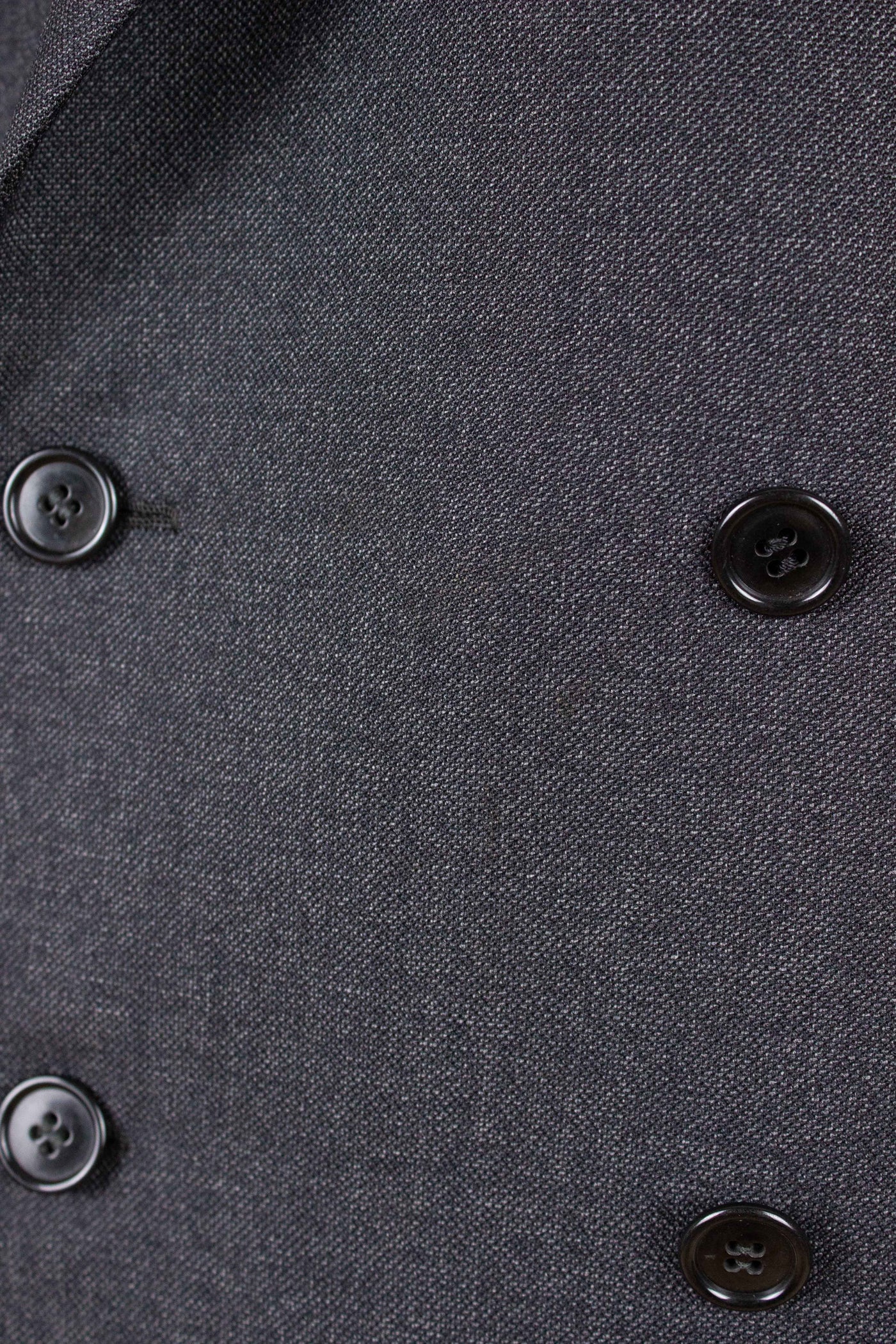 SWEDISH 1949 GREY TWO PIECE DOUBLE BREASTED BESPOKE SUIT BY HENRY TÖRNSTEN & CO. SIZE CA EU 50