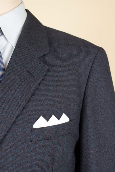 SWEDISH 1950S DARK GREY TWO PIECE SUIT BY SIR. SIZE CA EU 48