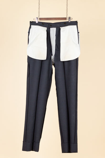 SWEDISH 1950S DARK GREY TWO PIECE SUIT BY SIR. SIZE CA EU 48