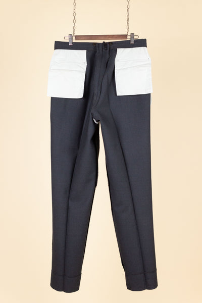 SWEDISH 1950S DARK GREY TWO PIECE SUIT BY SIR. SIZE CA EU 48