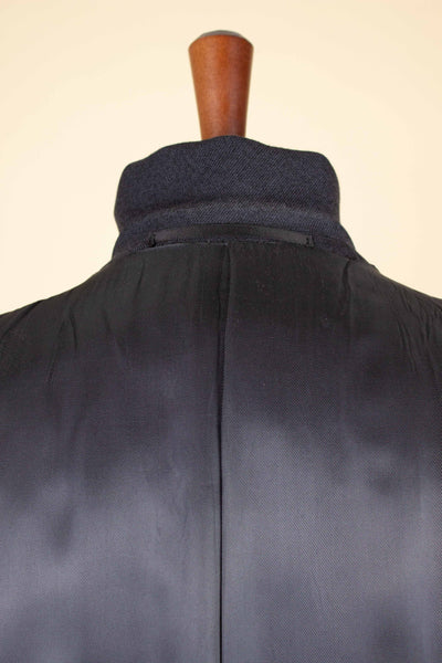 SWEDISH 1940S/1950S DARK GREY TWO PIECE SUIT BY KABOM. SIZE CA EU 48