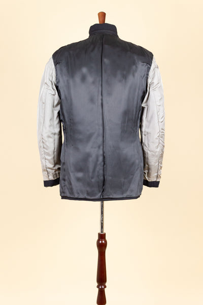 SWEDISH 1940S/1950S DARK GREY TWO PIECE SUIT BY KABOM. SIZE CA EU 48