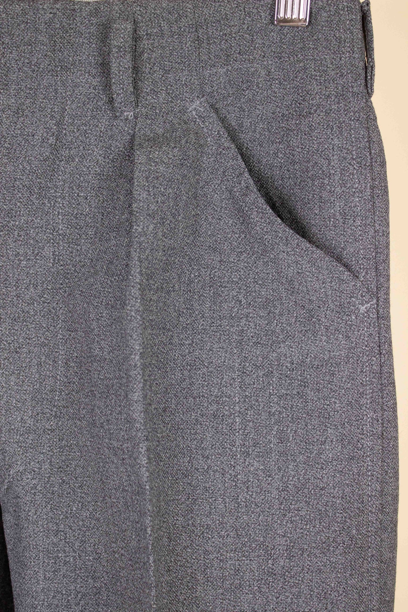 SWEDISH 1960S DEADSTOCK GREY TROUSERS. SIZE CA EU 42