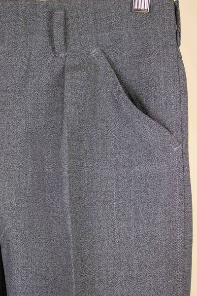 SWEDISH 1960S DEADSTOCK GREY TROUSERS. SIZE CA EU 42