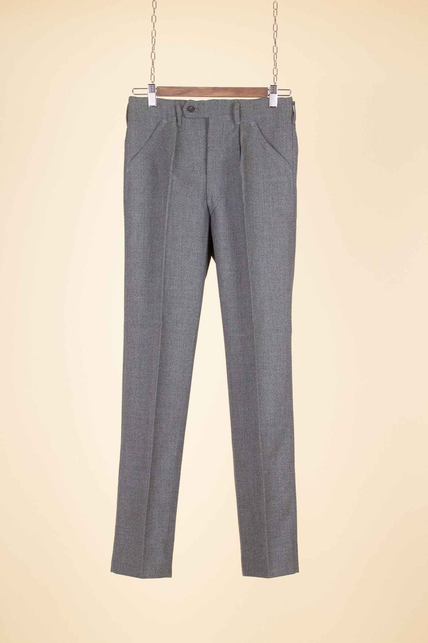 SWEDISH 1960S DEADSTOCK GREY TROUSERS. SIZE CA EU 42