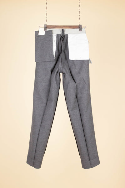 SWEDISH 1960S DEADSTOCK GREY TROUSERS. SIZE CA EU 42