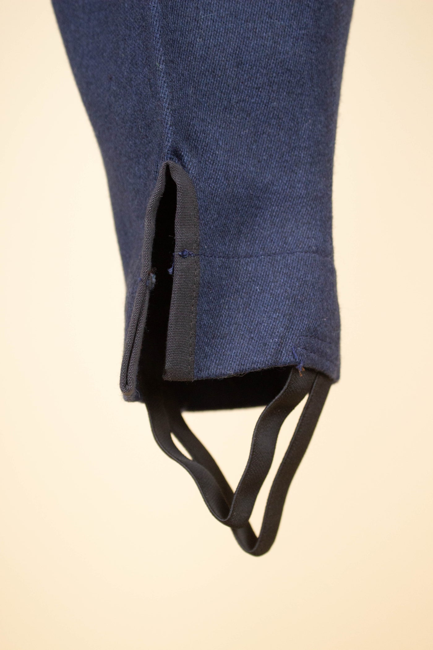SWEDISH 1940S DEADSTOCK BLUE SKIING TROUSERS BY ALGOTS. SIZE CA EU 40