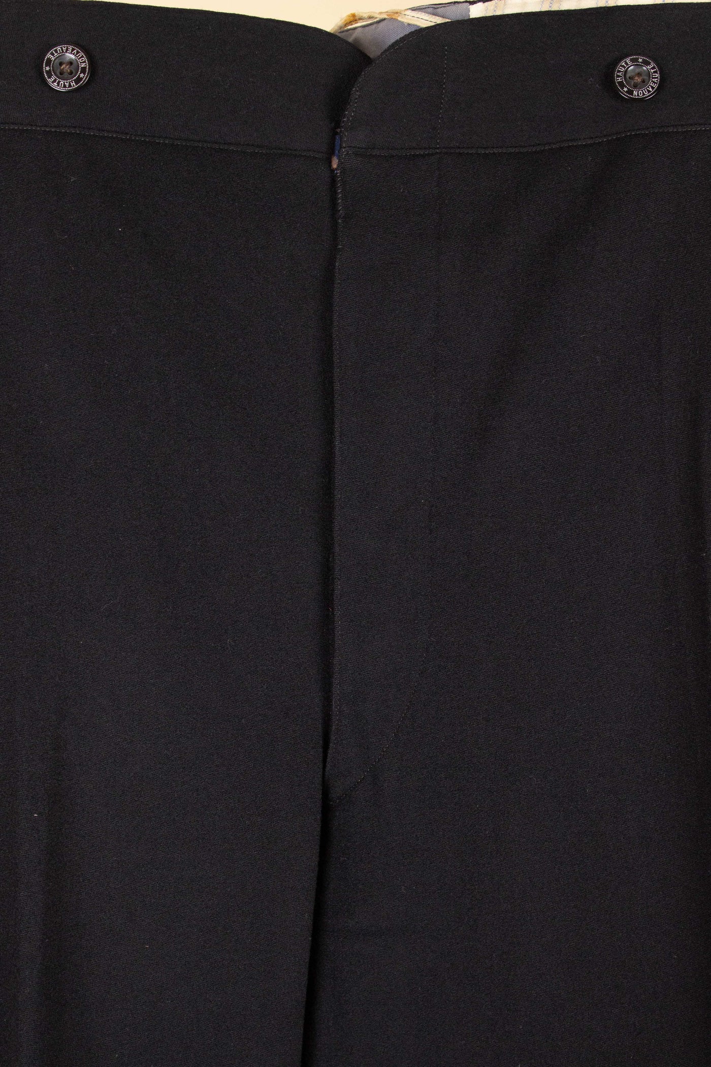 SWEDISH EARLY 1900S BLACK TROUSERS. SIZE CA EU 54-56 S