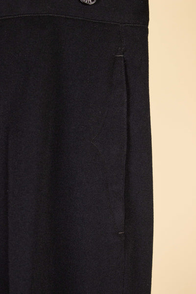 SWEDISH EARLY 1900S BLACK TROUSERS. SIZE CA EU 54-56 S