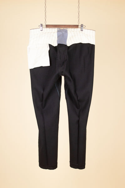 SWEDISH EARLY 1900S BLACK TROUSERS. SIZE CA EU 54-56 S