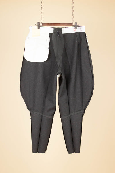 SWEDISH 1950S/1960S DEADSTOCK GREY HEAVY TWILL BREECHES BY DANIK. SIZE CA EU 50-52