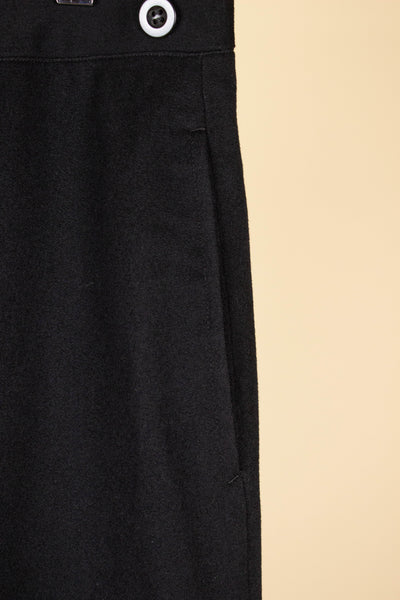 SWEDISH EARLY 1900S BLACK TROUSERS. SIZE CA EU 52