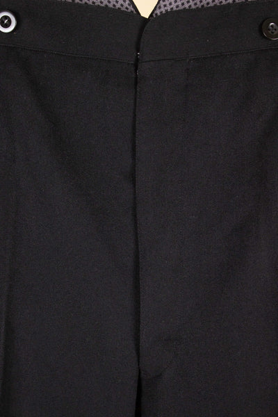 SWEDISH EARLY 1900S BLACK TROUSERS. SIZE CA EU 52