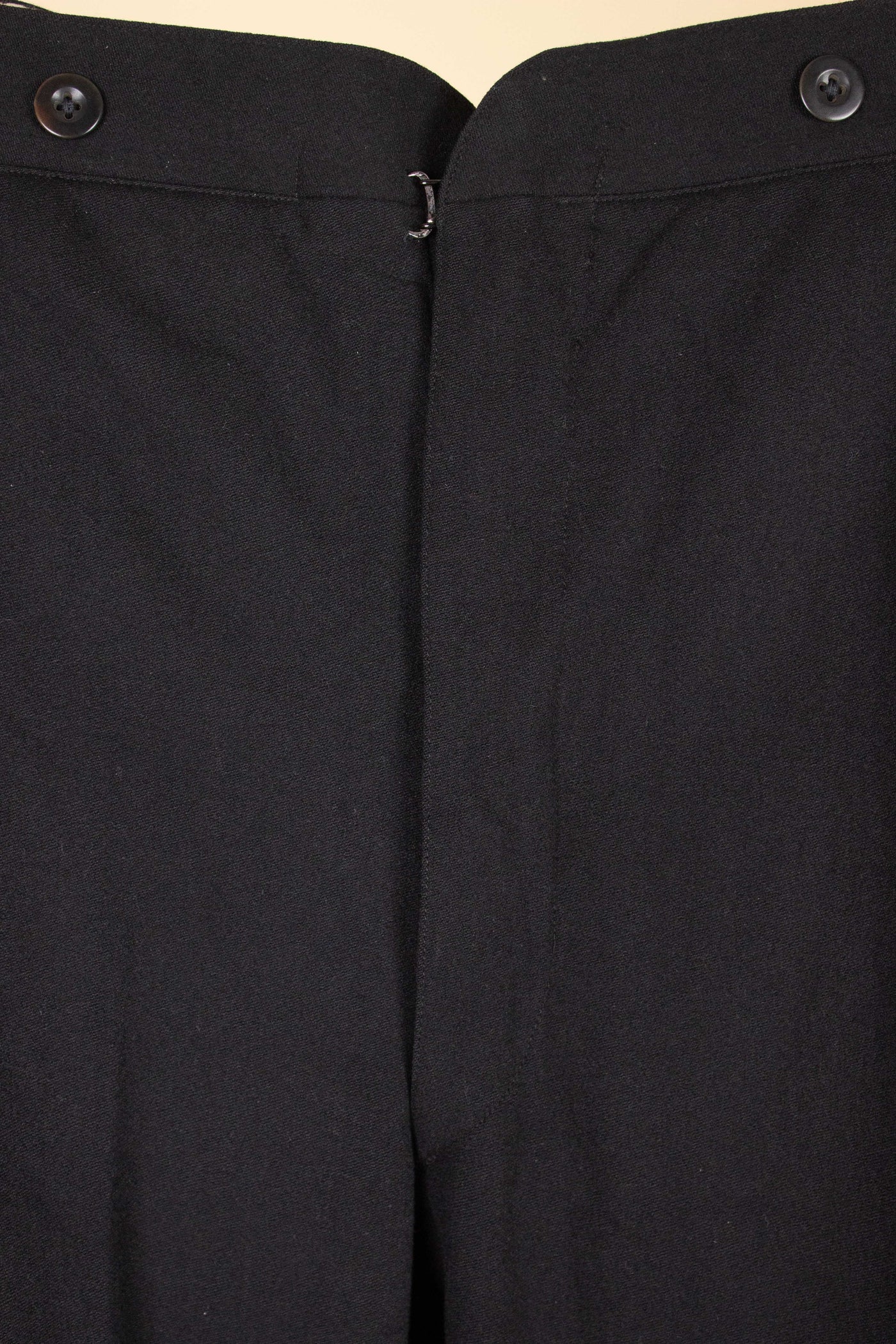 SWEDISH EARLY 1900S BLACK TROUSERS BY LINDELÖFS. SIZE CA EU 50-52