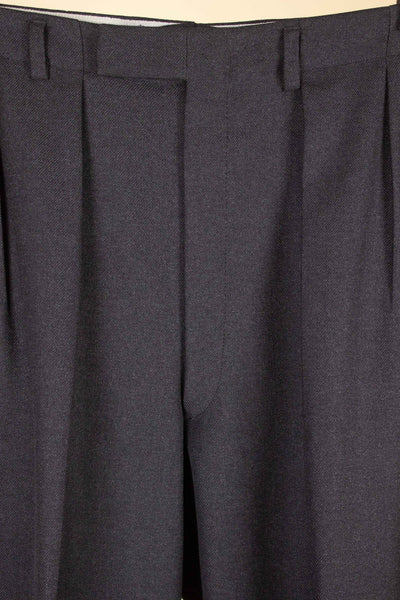 SWEDISH 1950S/1960 DARK GREY TROUSERS. SIZE CA EU 44-46