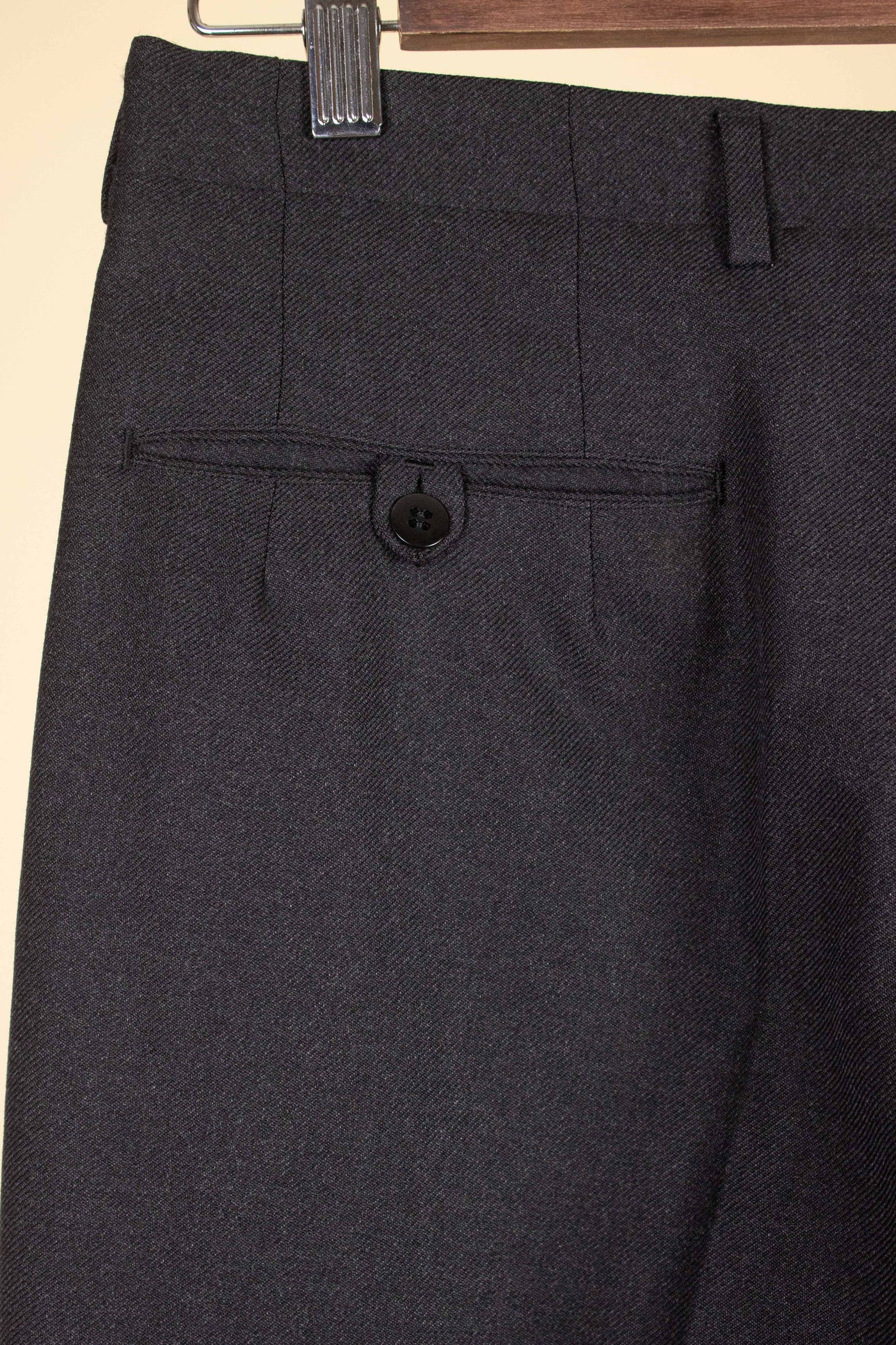SWEDISH 1950S/1960 DARK GREY TROUSERS. SIZE CA EU 44-46