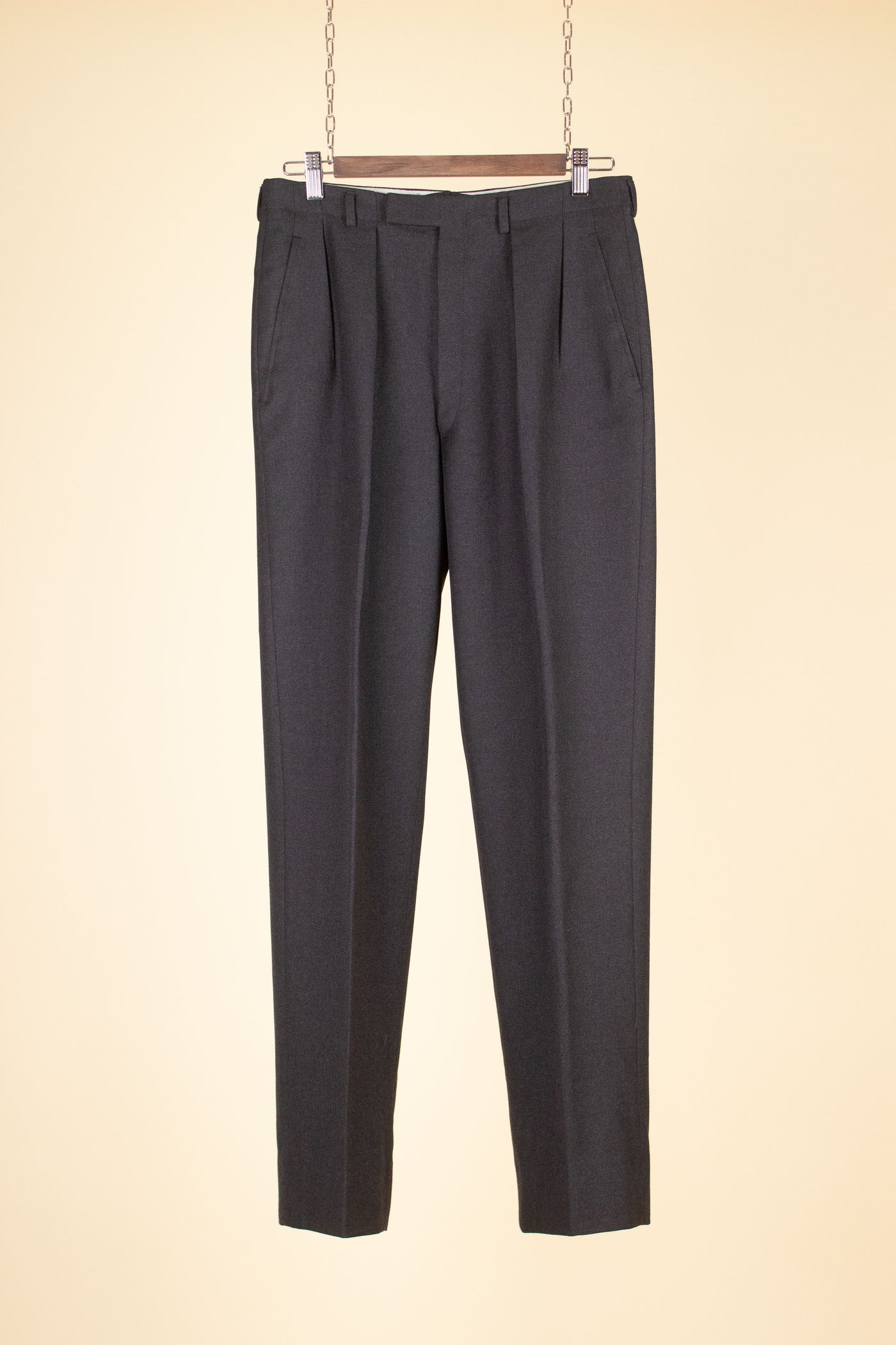 SWEDISH 1950S/1960 DARK GREY TROUSERS. SIZE CA EU 44-46