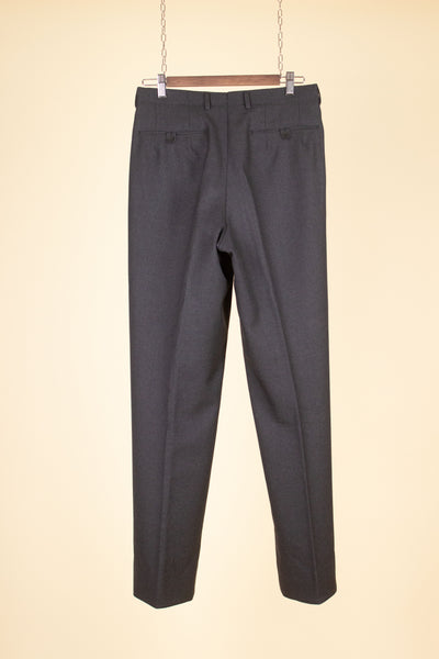 SWEDISH 1950S/1960 DARK GREY TROUSERS. SIZE CA EU 44-46