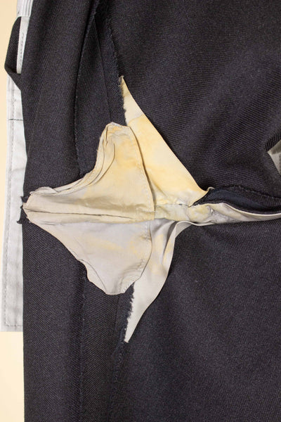 SWEDISH 1950S/1960 DARK GREY TROUSERS. SIZE CA EU 44-46