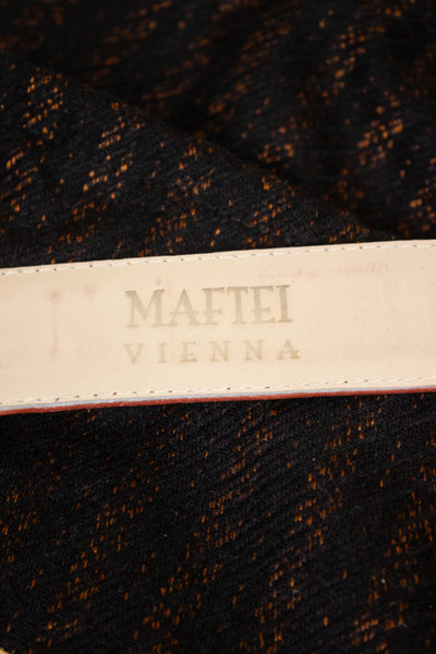 BESPOKE AUSTRIAN CONTEMPORARY BURGUNDY WHOLECUT SHOES BY MAFTEI, WITH MATCHING BELT INCLUDED. SIZE 41,5 (US 8.5/UK 8)