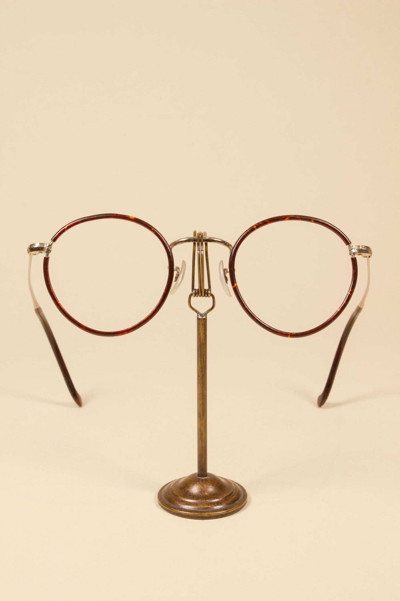 BRITISH 1920S-1940S DEADSTOCK EYEGLASSES IN STEEL AND TORTOISE