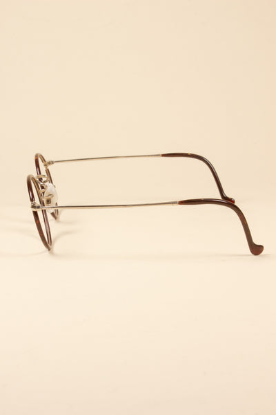 BRITISH 1920S-1940S DEADSTOCK EYEGLASSES IN STEEL AND TORTOISE