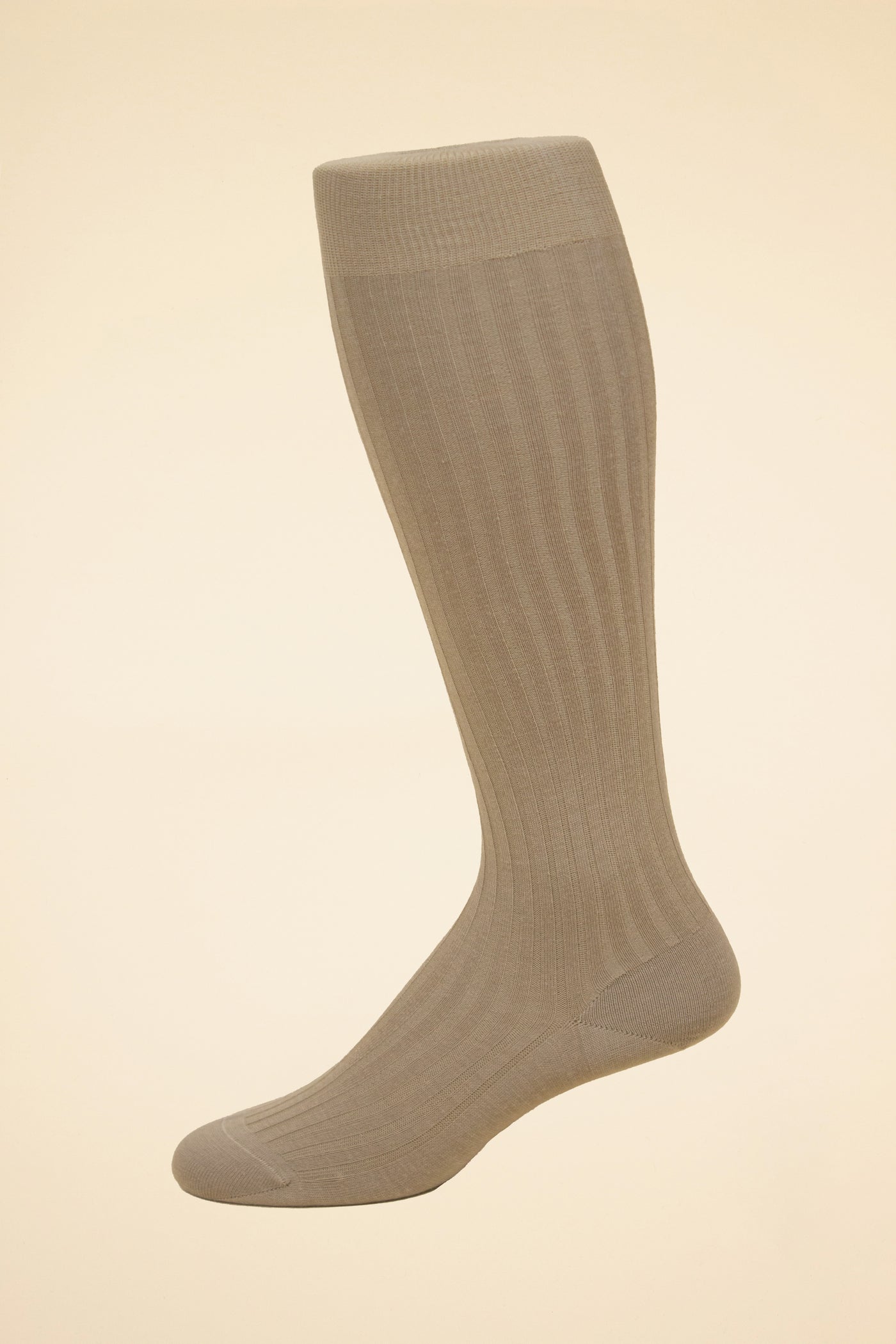 PANTHERELLA LABURNUM OVER-THE-CALF SOCKS COLOUR LIGHT KHAKI MIX SIZE M (EU 41-44)