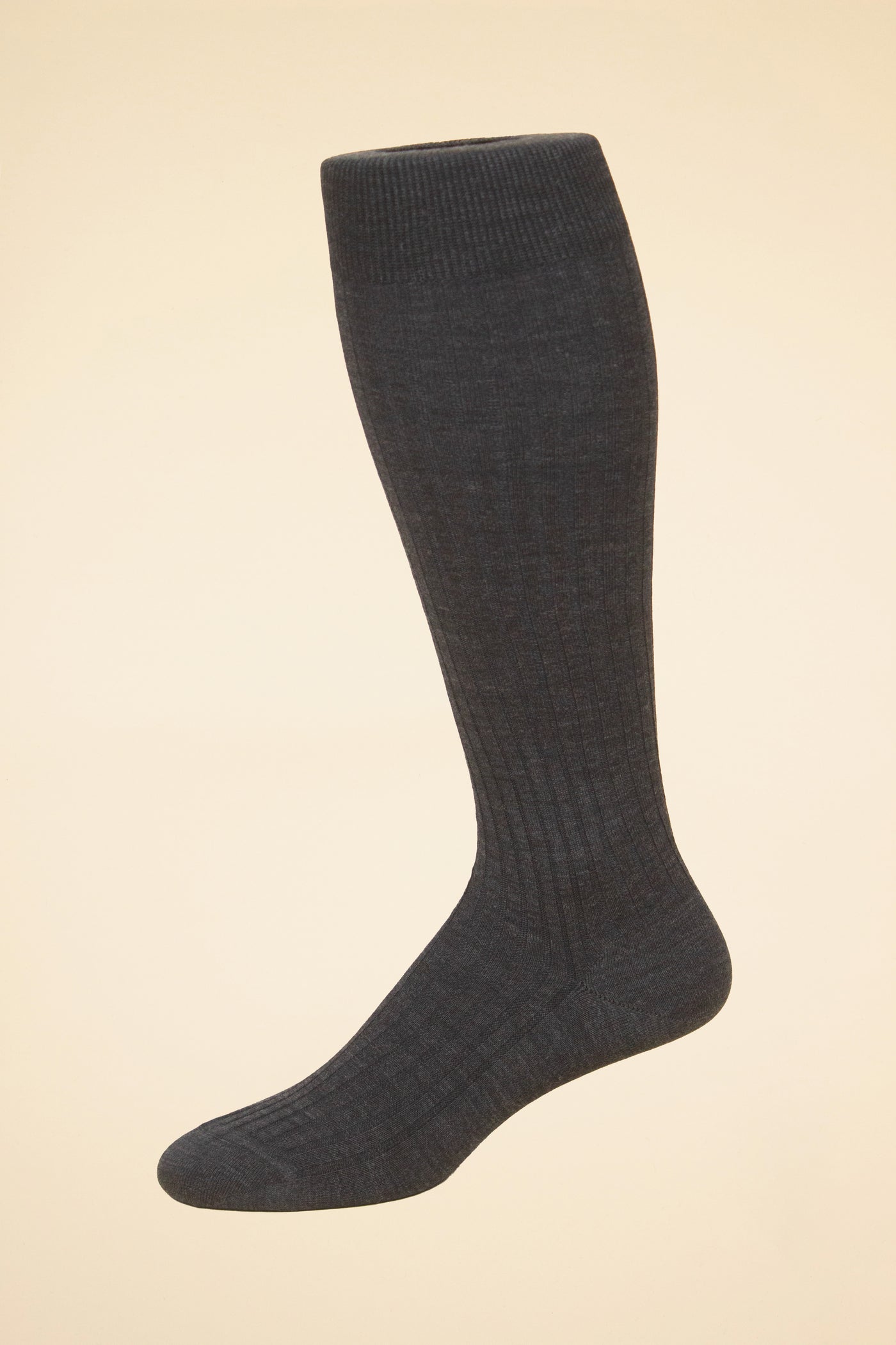 PANTHERELLA LABURNUM OVER-THE-CALF SOCKS COLOUR CHARCOAL SIZE M (EU 41-44)