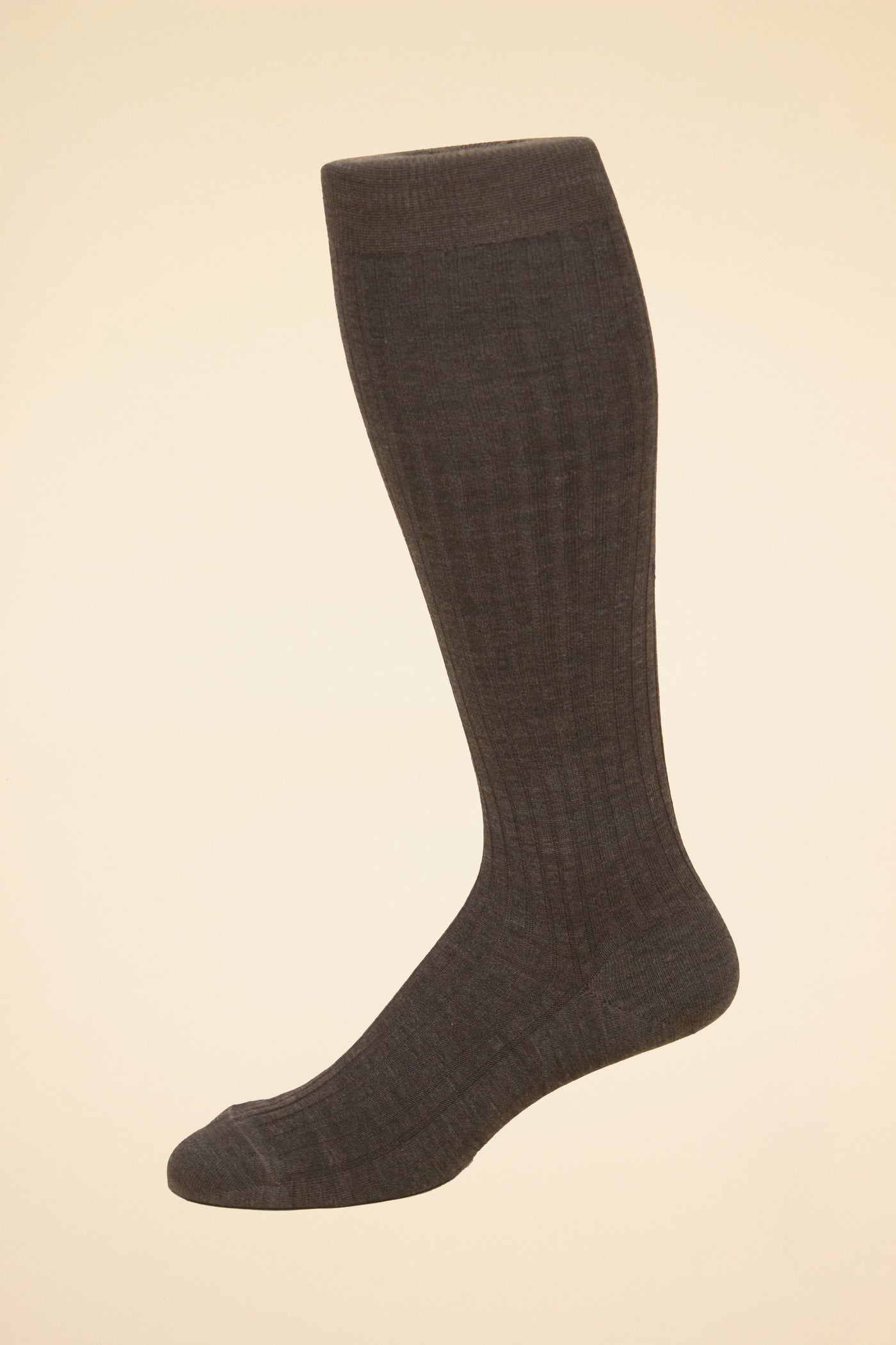 PANTHERELLA LABURNUM OVER-THE-CALF SOCKS COLOUR DARK BROWN MIX SIZE M (EU 41-44)