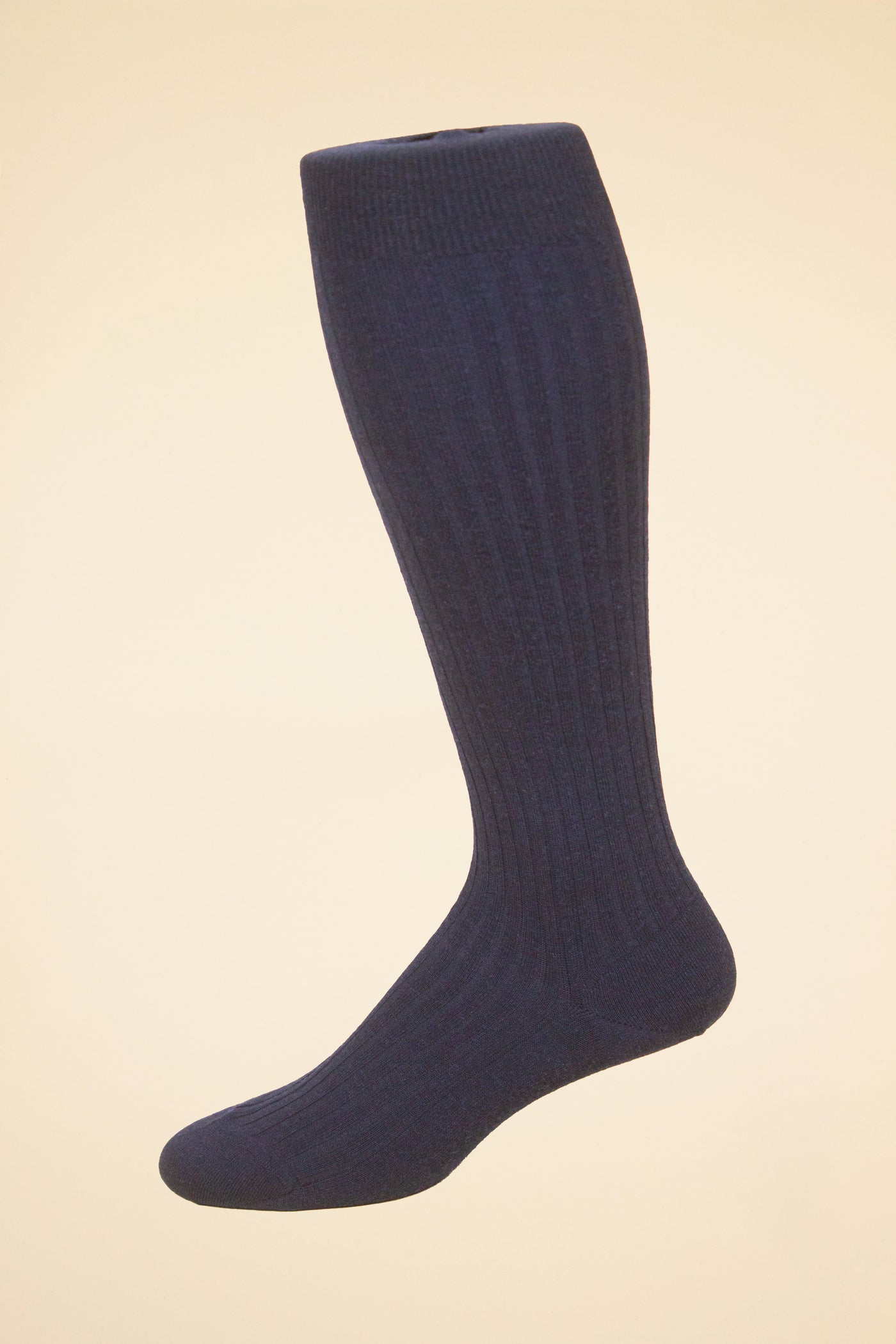 PANTHERELLA LABURNUM OVER-THE-CALF SOCKS COLOUR NAVY SIZE M (EU 41-44)