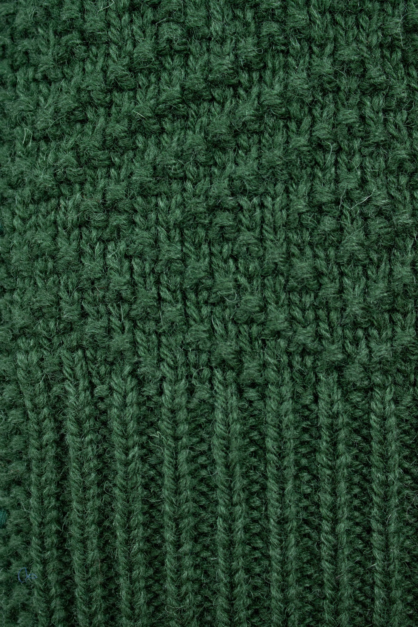 A. Marchesan "Laggarsvik" knitted shawl collar wool cardigan forest green