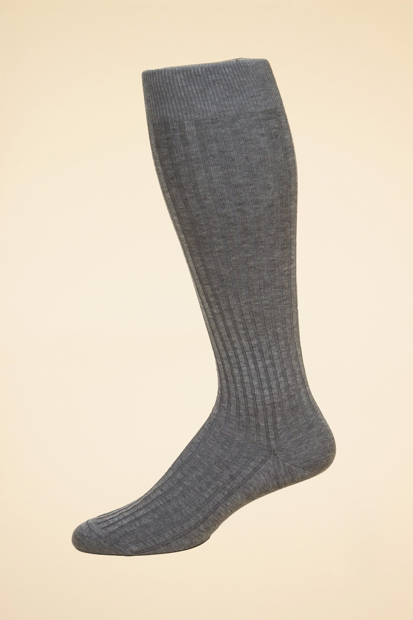 PANTHERELLA DANVERS OVER-THE-CALF SOCKS COLOUR MID GREY MIX SIZE M (EU 41-44)